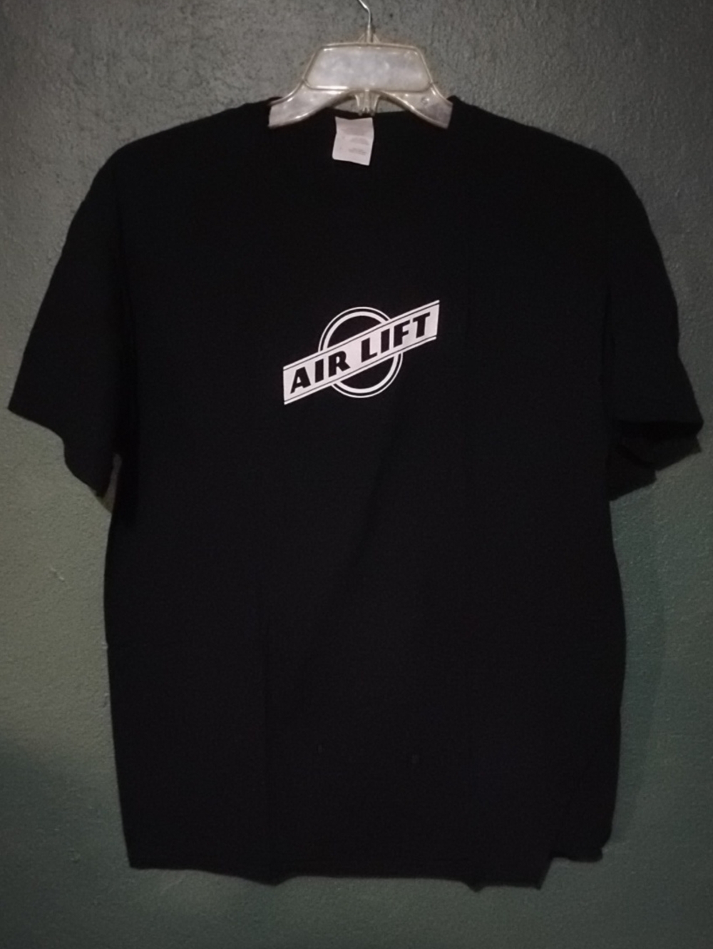 Fruit of the Loom Black Tee with Colorful Fruit Tag